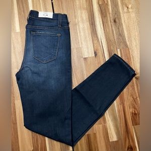 NWT: Judy Blue Destroyed 5 Pocket Skinny Jean, Dark Blue, Size 11/30